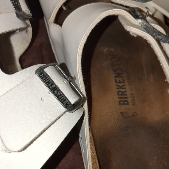 Birkenstock White Multi-Strap Sandals - Picture 7 of 8